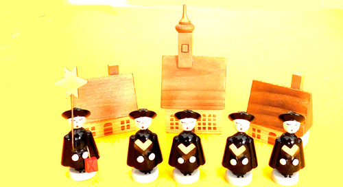 Kurrende sänger figuren - kurrende,