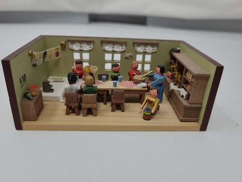 Miniatur esszimmer erzgebirge - miniatur,
