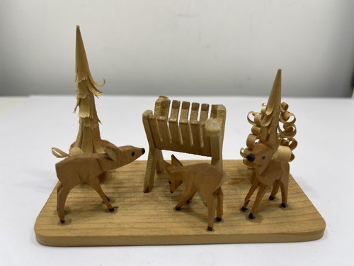 Erzgebirge figur rehe - x, 7