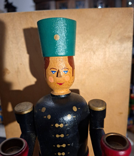 Erzgebirge holzfigur bergmann - erzgebirge,