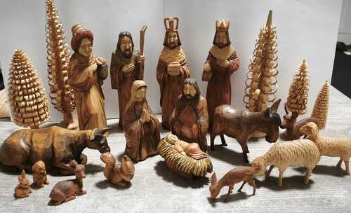 Große krippenfiguren holz - krippenfiguren,