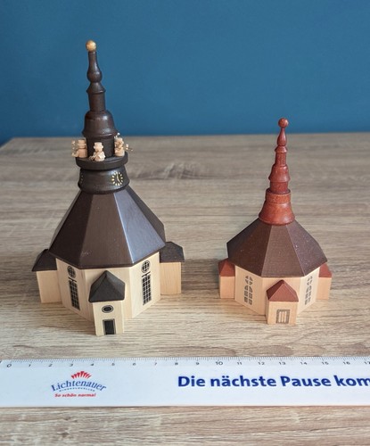 Seiffener kirche holz - holz, original