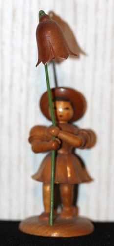 Erzgebirge figur mädchen - erzgebirge, mit