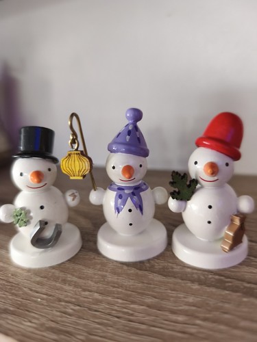 Erzgebirgische schneemänner - erzgebirgische,