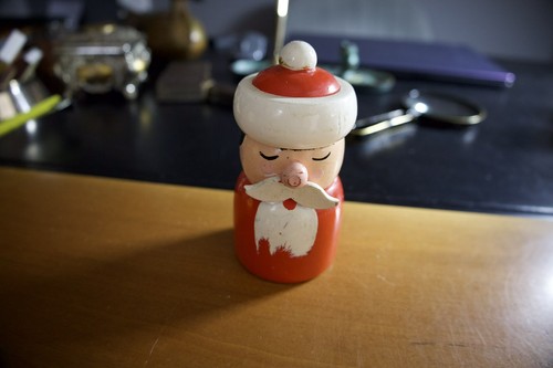 Vintage weihnachtsmann - vintage,