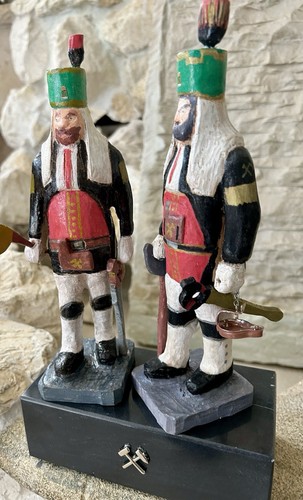 Zwei bergmänner erzgebirge - bergmänner,